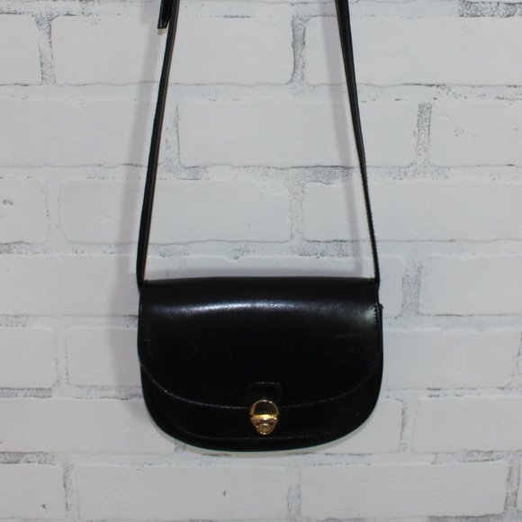 Vintage Black Purse // Simple Purse - Picture 4 of 4